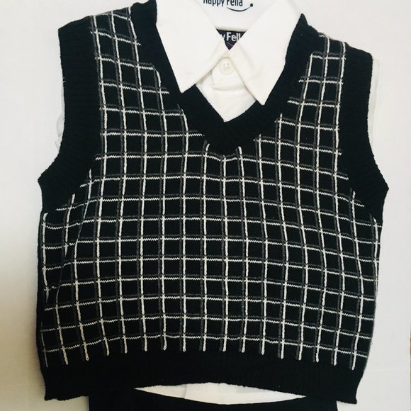 Happy Fella - New - Vest Set - 12m Boy - Picture 1 of 3